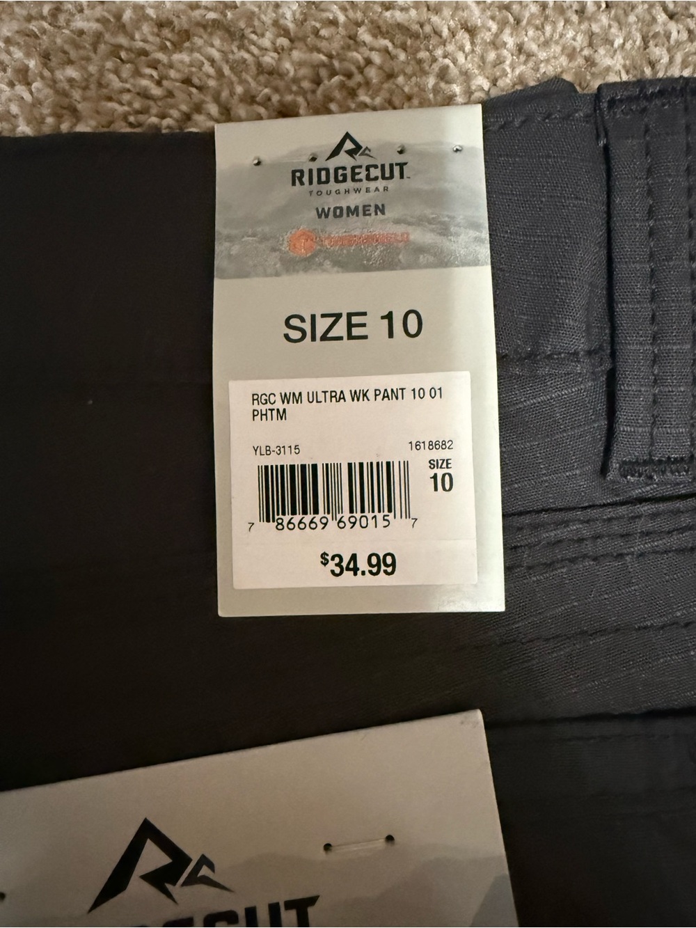Ridgecut Women’s Straight Leg Jeans - Black, Size 10